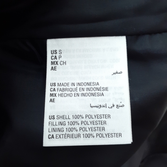 Charter Club Quilted Vest S Black Gray Accents 942 - Picture 6 of 7